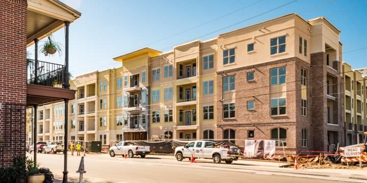New construction in Downtown Pensacola