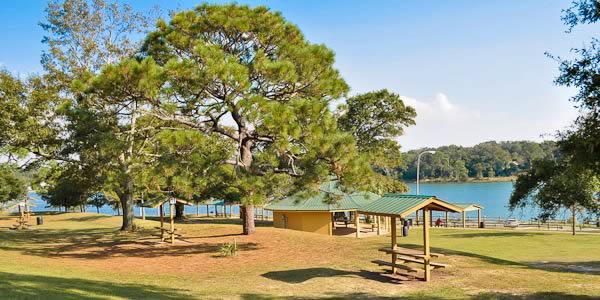 Bayview Park overlooking Bayou Texar