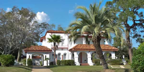 East Hill tile roof house