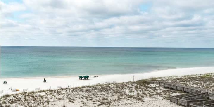 Gulf view from Regency Towers in Pensacola Beach