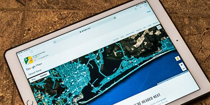 Street View on a iPad for Real Estate