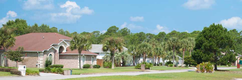 Homes in the Chandelle subdivision Pensacola
